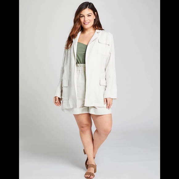 New Belted Utility Jacket Size 18 - Picture 3 of 5